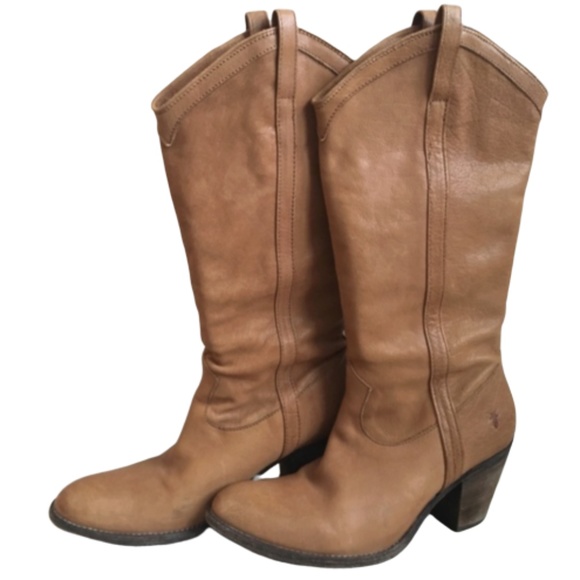 Frye Shoes - HPFrye Boots Women’s Camel Brown Frye Boots Size 9